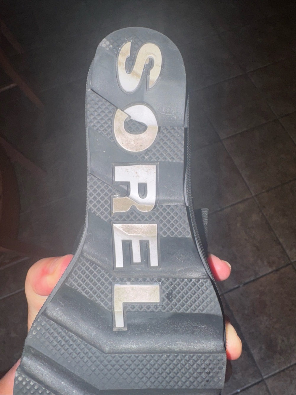 Sorel Black Elastic Strap Wedge Sandals-SZ 9 - Picture 5 of 5